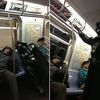Photo: Darth Vader Rides The Subway, Takes Nap